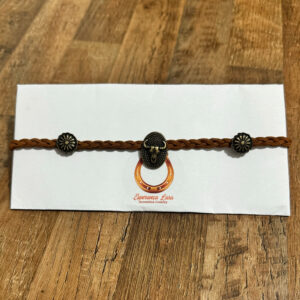 Chocker Marrom - Longhom e Concho