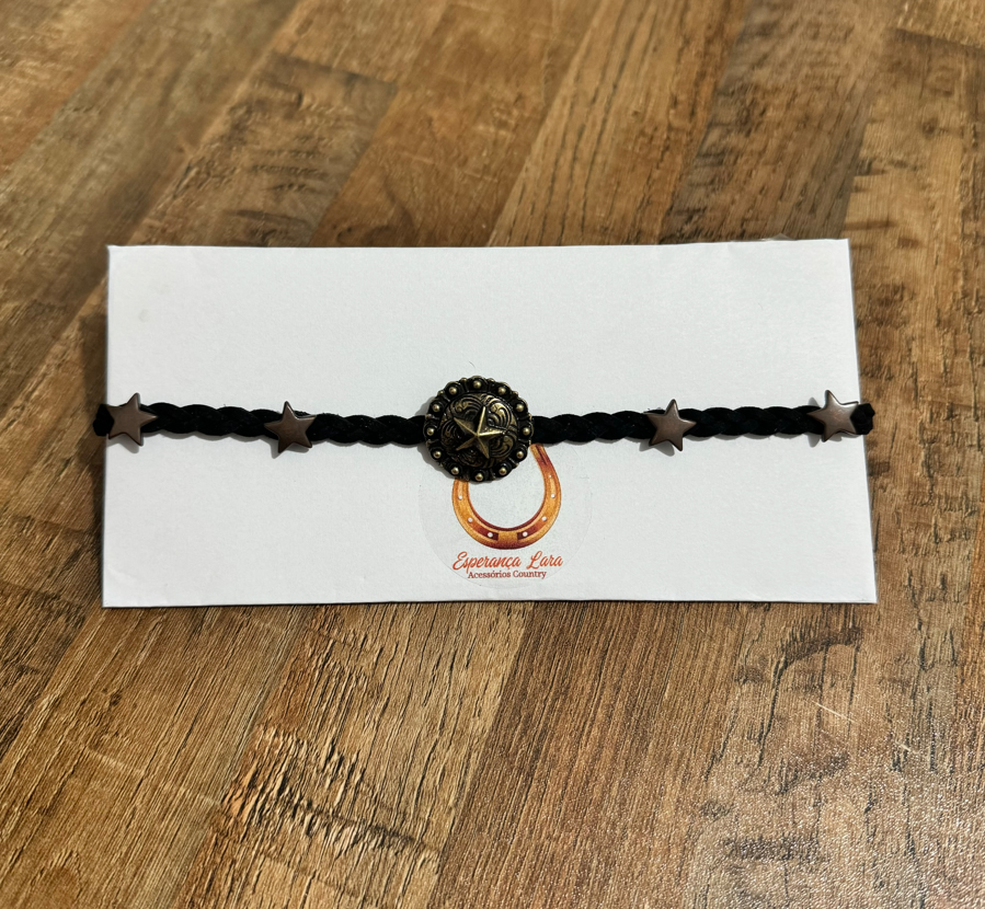 Chocker Preta - Prata