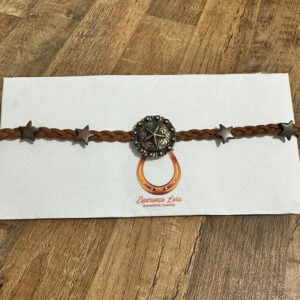 Chocker Marrom - Estrela Ouro Velho