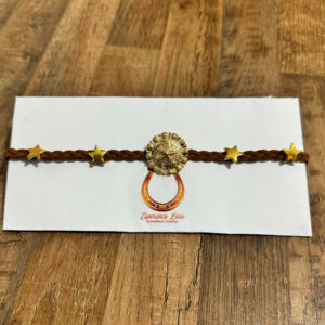 Chocker Marrom - Estrela Dourado