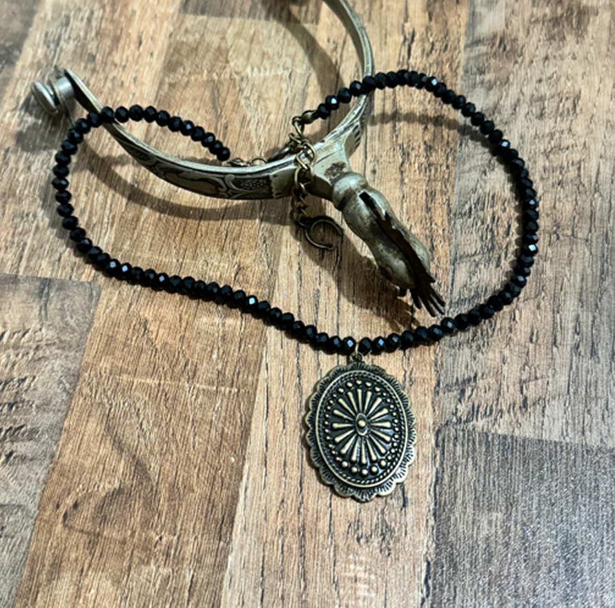 Colar Concho - Ouro Velho