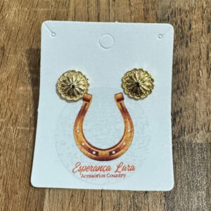 Brincos Concho Dourado